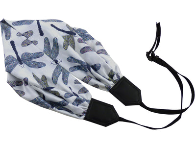 Scarf camera strap with dragonflies by InTePro