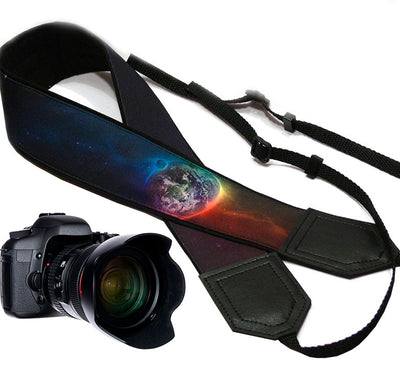 Personalized camera strap. Space camera strap suitable for all professional and standard cameras.