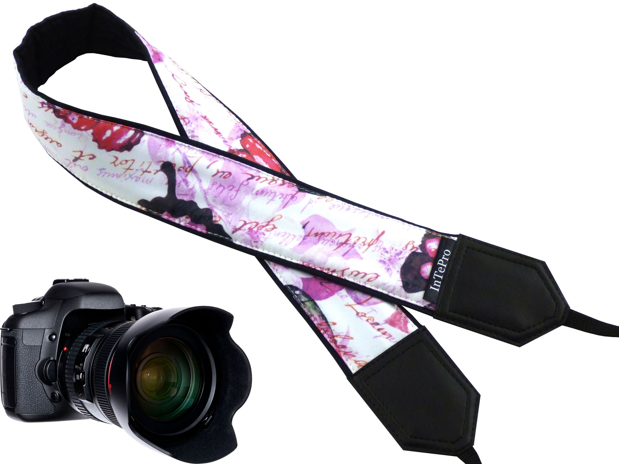 Butterfly camera strap with personalization. Photo accessory and great gift for photographers and travelers