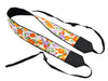 Flowers Camera strap. Orange roses camera strap. DSLR / SLR Camera Strap. Camera accessories by InTePro