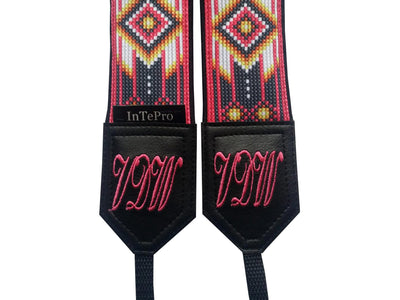 Camera strap inspired by Native American. Southwestern Ethnic Camera strap. Bright DSLR / SLR Camera Strap. Gift ideas by InTePro