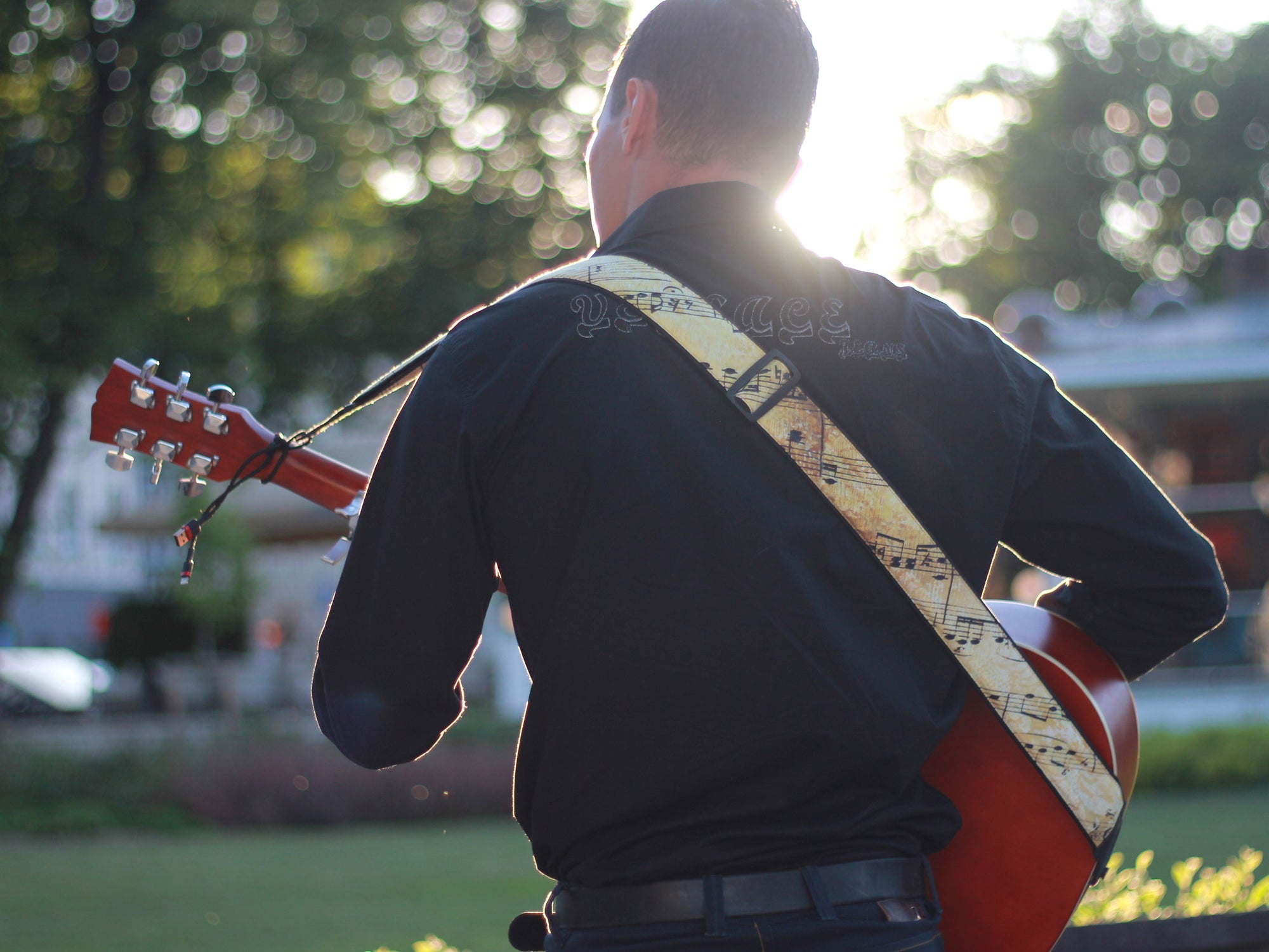 Folk guitar strap cheap