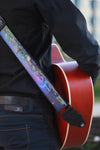 London City Guitar strap. London Skyline Photography. Guitar strap for acoustic, bass, solo guitars