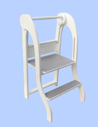 Helper stool for kids. Montessory Tower Step Stool, Activity Helper, Birch plywood Kitchen Step Ladder. Step Up stool.