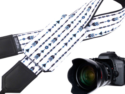 Arrow Design camera strap. Comfortable and secure camera strap. Best gift for travelers by InTePro