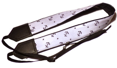 InTePro Anchors and Stars camera strap. DSLR / SLR Camera Strap. Camera accessories.