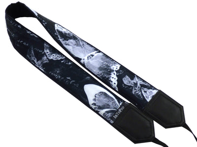 InTePro Camera strap with butterflies.