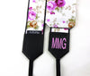 Flowers Camera strap.  Roses camera strap. Pink roses. DSLR / SLR Camera Strap. Camera accessories.