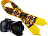 Personalized camera strap with padding and ethnic pattern. Great gift for photographer. Inspired by Native American.