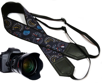 Speedometer camera strap. Car camera strap. DSLR / SLR Camera Strap. Camera accessories by InTePro
