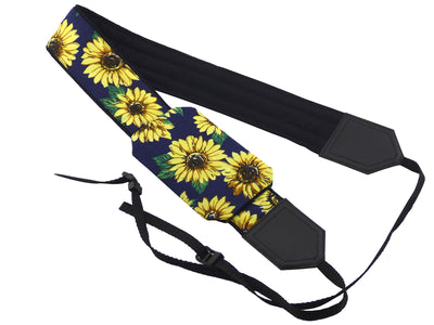 Sunflowers Camera Strap. DSLR / SLR Camera Strap. Photo Camera accessories by InTePro