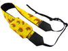 Sunflowers Camera Strap. Yellow flowers camera strap for DSLR / SLR Cameras. Photo Camera accessories by InTePro