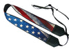 Personalized Vintage USA flag camera strap. Best gift. Independence day. Photo accessory.