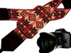 Camera strap inspired by Native American. Southwestern Ethnic Camera strap. Bright DSLR / SLR Camera Strap. Gift ideas by InTePro