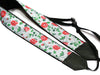 Flowers Camera strap.  Roses DSLR / SLR Camera Strap. Camera accessories. Durable, light weight and well padded camera strap.