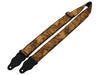 InTePro Guitar strap with Vintage world map design for acoustic, bass and other guitars.