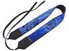 InTePro Camera Strap with Vintage Blue map design. Padded Camera Strap. Great gift for photographer and travelers.