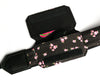 Flowers Camera strap. Black and pink camera strap. Polka dot camera strap. DSLR /SLR Camera Strap. Camera accessories.