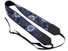 Camera strap Sea Turtles. Gray and white stylized camera strap by InTePro