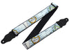 Guitar strap with world map design for electric, acoustic, bass and other guitars by InTePro